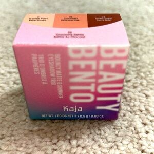 Kaja Beauty Eye Bento Bouncy Eyeshadow Trio CHOCOLATE DALIA
